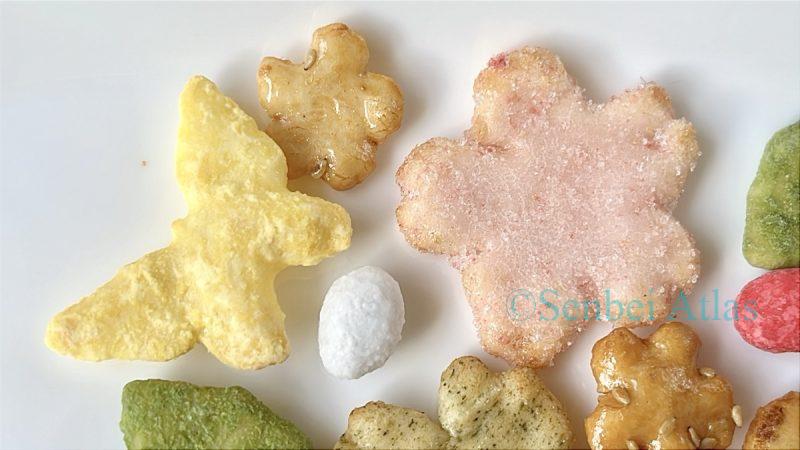 Assorted seasonal okaki (おかき) from Ginza Akebono (銀座あけぼの) Sorezore no Haru (それぞれの春).