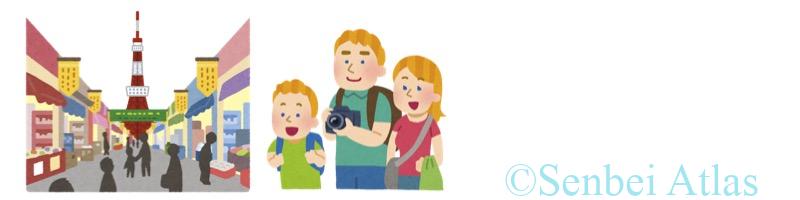 Illustration of tourist spots